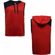 Canvas Tops Puma A.C.E. Sleeveless Womens Hoodie Sweatshirt Jumper Red Navy 516764 02 UK