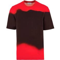Ferragamo T-shirts Ferragamo colour-block cotton T-shirt men Cotton Red