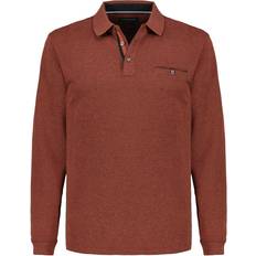 Largo Polos Casamoda Casa Moda Poloshirt LS Dark Red