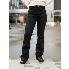 Jeans Flare - Svart