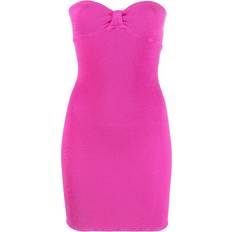 Reina Olga Master Tigress strapless mini dress women Elastane/Polyamide One Pink