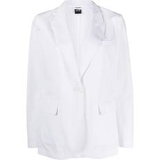 Cotton Blazers Aspesi single-breasted cotton blazer women Cotton White