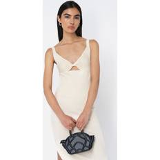 True Ginza Rib Twist Dress - Feather