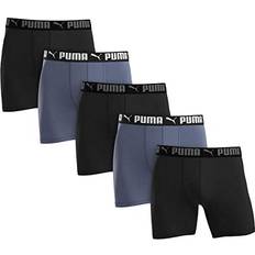 Puma Men Men's Underwear Puma Men's Microfiber Boxer Brief, 5-pack X-Large, Black and Gray