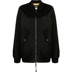 DSquared2 Women Jackets DSquared2 embroidered-logo bomber jacket women Cotton/Polyamide Black