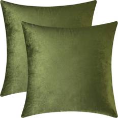 Mixhug Velvet Pillow Case Green (45.7x45.7)