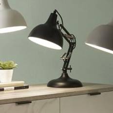 Pacific Lifestyle Matt Black Angled Task Table Lamp