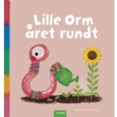 Lille Orm året rundt Bog, Hardback, Dansk