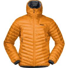 Bergans Men's Senja Down Light Jacket With Hood, XXL, Golden Field/Husky Blue