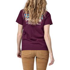 Patagonia P-6 Mission Organic T-shirt night plum