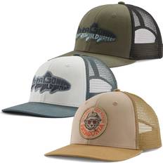 Patagonia Take Stand Trucker Hat Wild Waterline: White