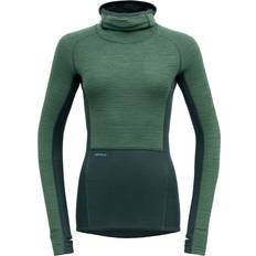 Radfahren Oberteile Devold Damen Tuvegga Sport Air Hoodie Longsleeve gruen