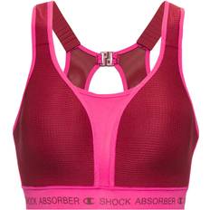 Shock Absorber Ultimate Run Padded Bra Pink/Red