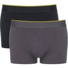 Herren - Schwarz Slips Sloggi Boxershorts Mit Elastischem Bund - Black