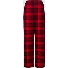 Calvin Klein Long Flannel Sleep Pant Black/Red