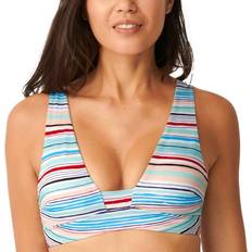 Sloggi Bikinis Sloggi shore Damen Candy Basslet Top Bikini Oberteil, Blue Light Combination