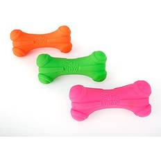 Hartz DuraPlay Bone Squeaky Latex Dog Toy Large 3 Pack