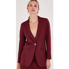 Red Blazers Monsoon 'Paige' Single-Breasted Ponte Blazer