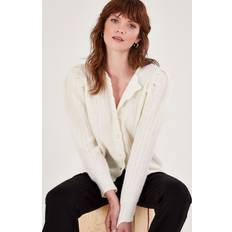 White Cardigans Monsoon Puff Sleeve Cardigan