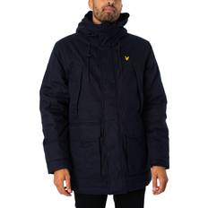 Lyle & Scott Jackets Lyle & Scott Microfleece Parka Jacket Dark Navy