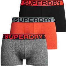 Superdry Sous-vêtements pour hommes Superdry Unterhosen Bio-Baumwolle im 3er-Pack Orange