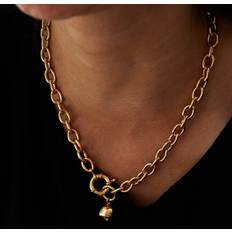 Metal Necklaces Jon Richard Gold Plated Polished Ball Necklace