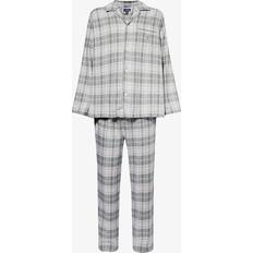 Polo Ralph Lauren Flannel Checked Pyjama Set Grey