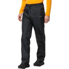 Orange - Unisex Bukser Jack Wolfskin Regnbukser Rainy day pants Sort
