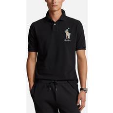 Polo Ralph Lauren Men's Basic Mesh Custom Slim Fit Shirt Black