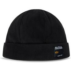 Alpha Industries Hombre Accesorios Alpha Industries Label Fleece Beanie 118937 - New