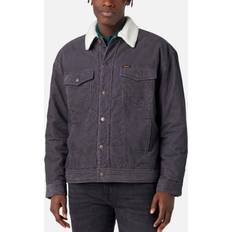 Wrangler Jackets Wrangler Antifit Fleece-Trimmed Cotton-Corduroy Trucker Jacket