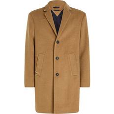 3XL - Uomo Cappotti Tommy Hilfiger Cappotto di lana - Marrone