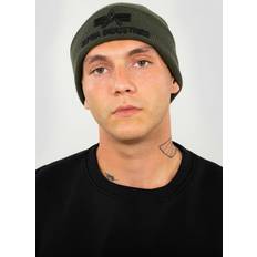 Alpha Industries Men Accessories Alpha Industries 3d beanie dark green Schwarz Einheitsgröße