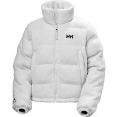 Helly Hansen Yu Teddy Børstet Fleecejakke Dame Hvit