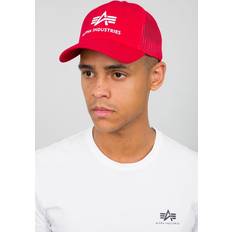 Alpha Industries Unisex Accessories Alpha Industries Basic Trucker Cap - Speed Red