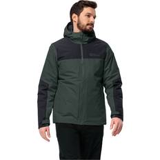 Jack Wolfskin Jasper Ins Jacket - Black/Olive