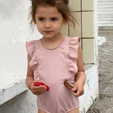 Petit Crabe Baddräkter Petit Crabe Bade Swimsuit, Rose Nude 9-10 år fepojkar Baddräkter
