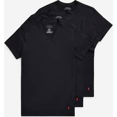 Polo Clothing Polo Ralph Lauren 3Pk Slim V-Neck Tee Black