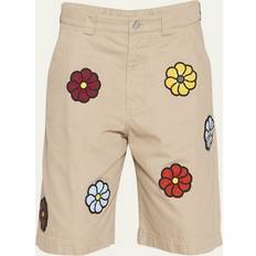 Moncler Shorts Moncler Cotton Patched Shorts - Flerfarvet