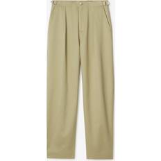 Burberry Damen Hosen & Shorts Burberry Cotton Satin Trousers Beige