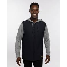 Black - Golf Outerwear Travismathew Men's Scavenger Jacket 8205234 Black/Heather Gray