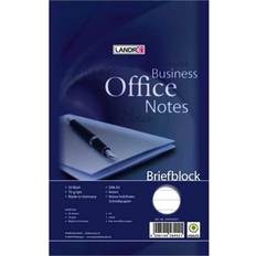 Landré, Heft + Block, Office A5 kopfgeleimter Briefblock