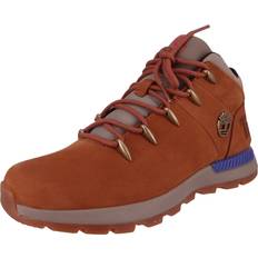 Timberland mens boots Timberland Sprint Trekker Mid Nubuck Men's Ankle Trekking Boots - Rust Grey