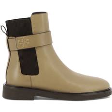 Mujer - Oro Botas Chelsea Tory Burch Double T Chelsea Boot 152831 Beis