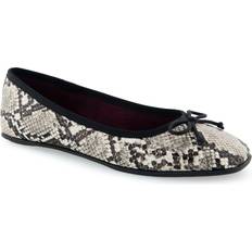 Natural Ballerinas Aerosoles Catalina Ballet Flat Women's Snake Print Flats Ballet