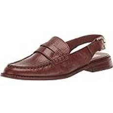 Brown - Women Loafers Dolce Vita Hardi Brown Crinkle Patent Women's Flat Shoes Brown