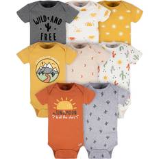 1-3M - Boys Bodysuits Children's Clothing Gerber Gerber Baby 8-Pack Short Sleeve Onesies Bodysuits, Southwest, Newborn