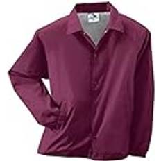 Augusta 3100A Adult Nylon Coachs Jacket - Maroon