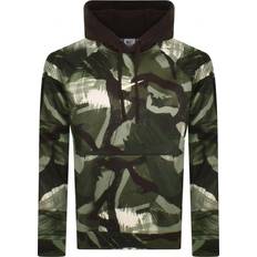 Men - Velvet Sweaters Nike Men's Therma-FIT Allover Camo Fitness Hoodie in Brown, DQ6949-220