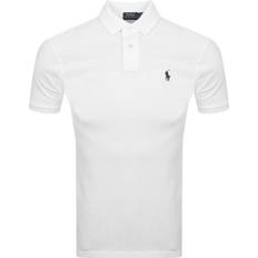 Polo Ralph Lauren Uomo Polo Polo Ralph Lauren Ajuste Droit En Coton Basic Mesh Shirt Men - White